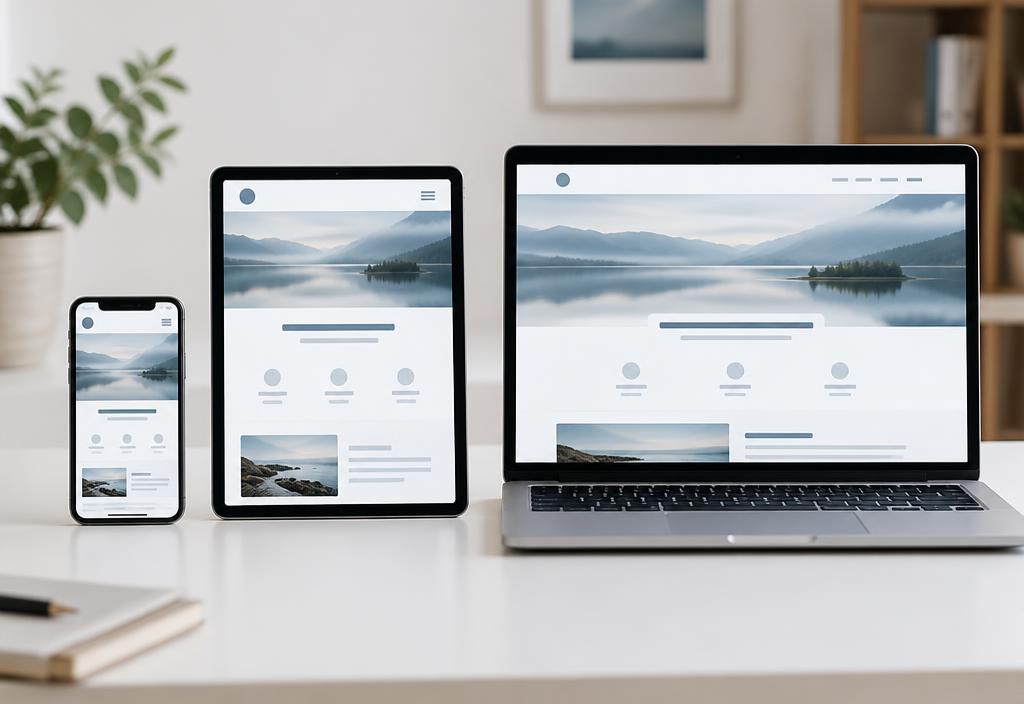 Works on every screen — feature illustration